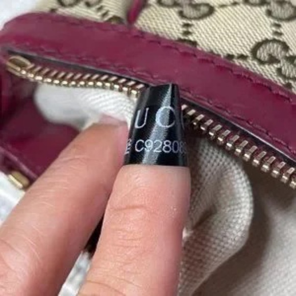 VINTAGE GUCCI mayfair mini accessory pouch hand/shoulder bag - Picture 13 of 15